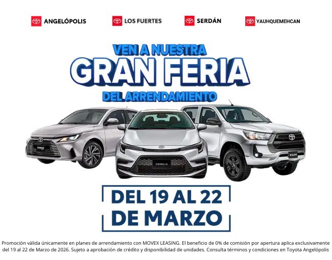Arrendamiento de Autos Toyota